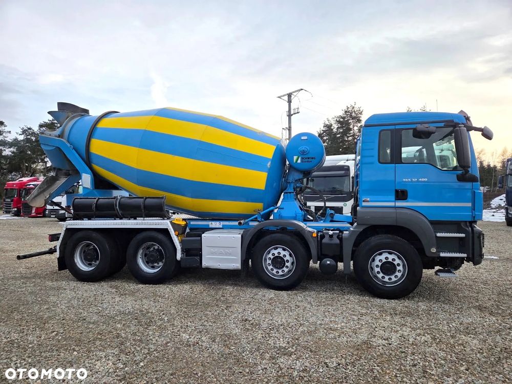 MAN TGS 32.400 / 8X4 / GRUSZKA / STETTER / 9m3 / MANUAL - 9