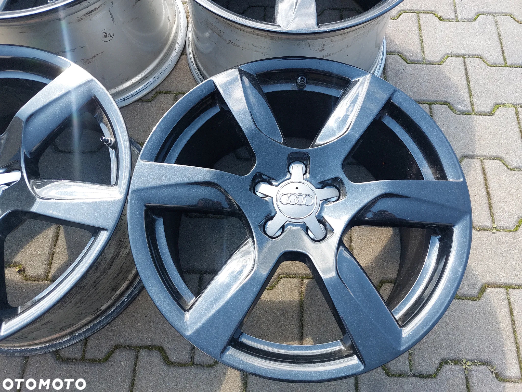 AUDI R8 AUDI TT A3 FELI ALUMINIOWE R18 8.5J ET42 10.5J ET50 5X112 ORYGINAŁ PROSTE! - 7