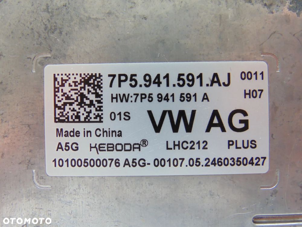 Przetwornica moduł lampy LED 7P5941591AJ Octavia III Karoq Kodiaq Golf VII Arteon - 2