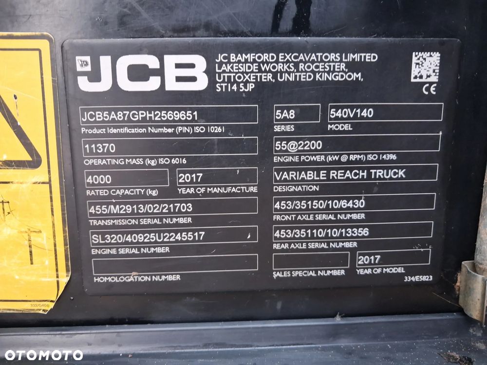 JCB 540 - 140 Hi Viz, SWAY - 12