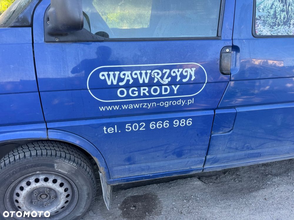 Volkswagen t4 transporter drzwi prawe lewe przednie boczne przesuwne przesówne klapa tył tylnia z szybą niebieskie niebieski granatowy - 2