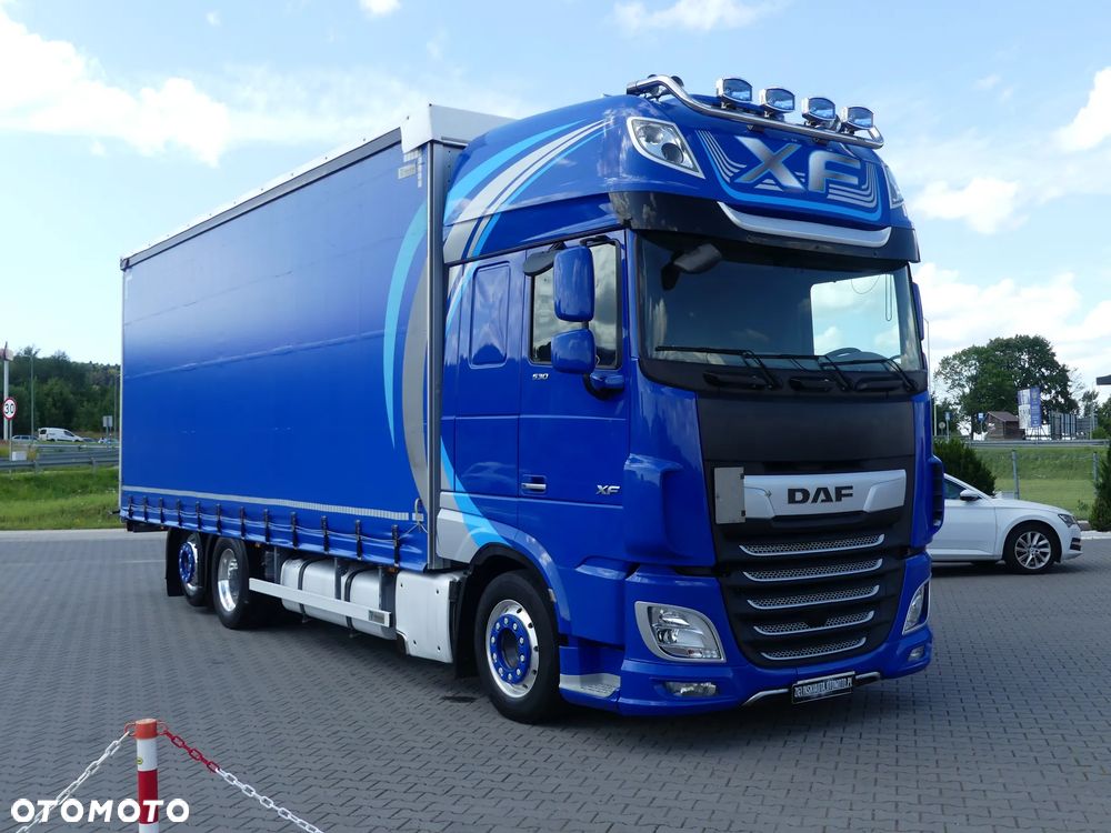 DAF XF 106.530 6x2 / FIRANKA 7.70m / EURO 6 / KLIMATYZACJA POSTOJOWA / - 15