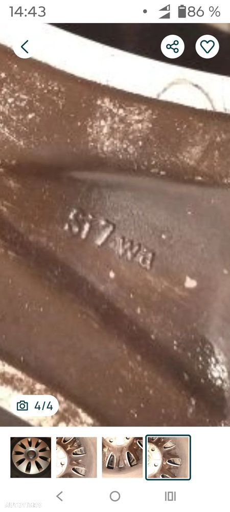 Set jante Audi A6 C6 R16 - 4