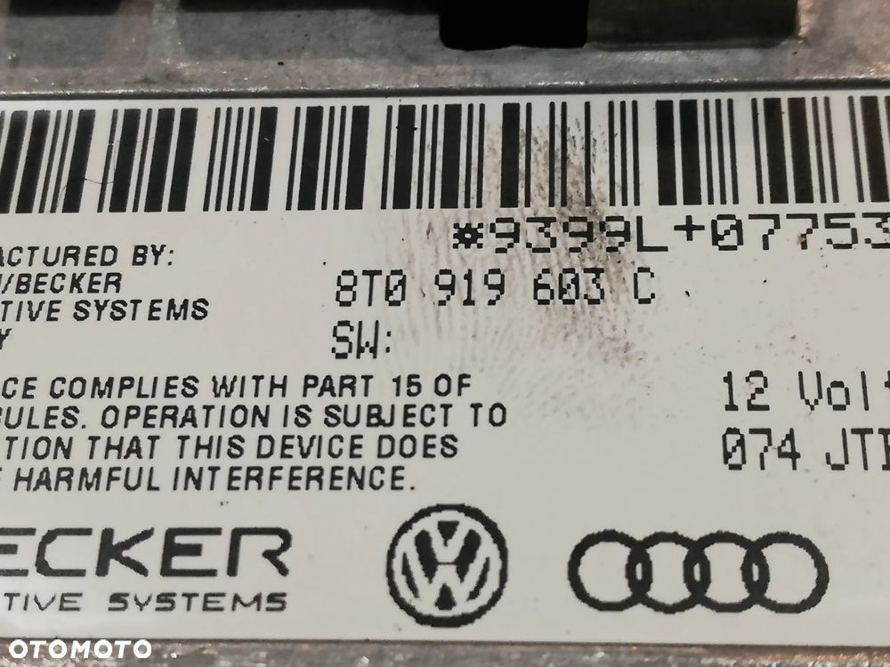 WYŚWIETLACZ 8T0919603C AUDI Q7 - 4