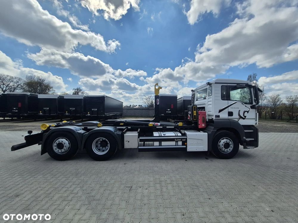 MAN TGS 26.460 / HAKOWIEC/ HYVA / OŚ SKRETKA - 27
