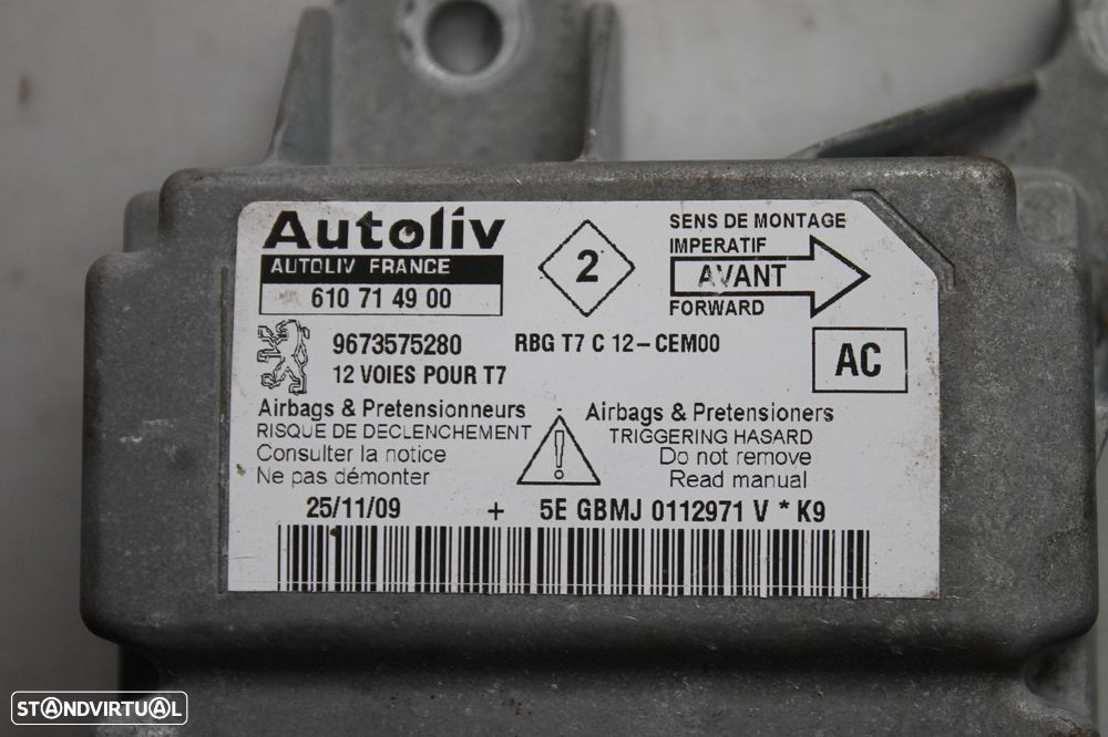 CENTRALINA DE AIRBAG PEUGEOT 308 - 3