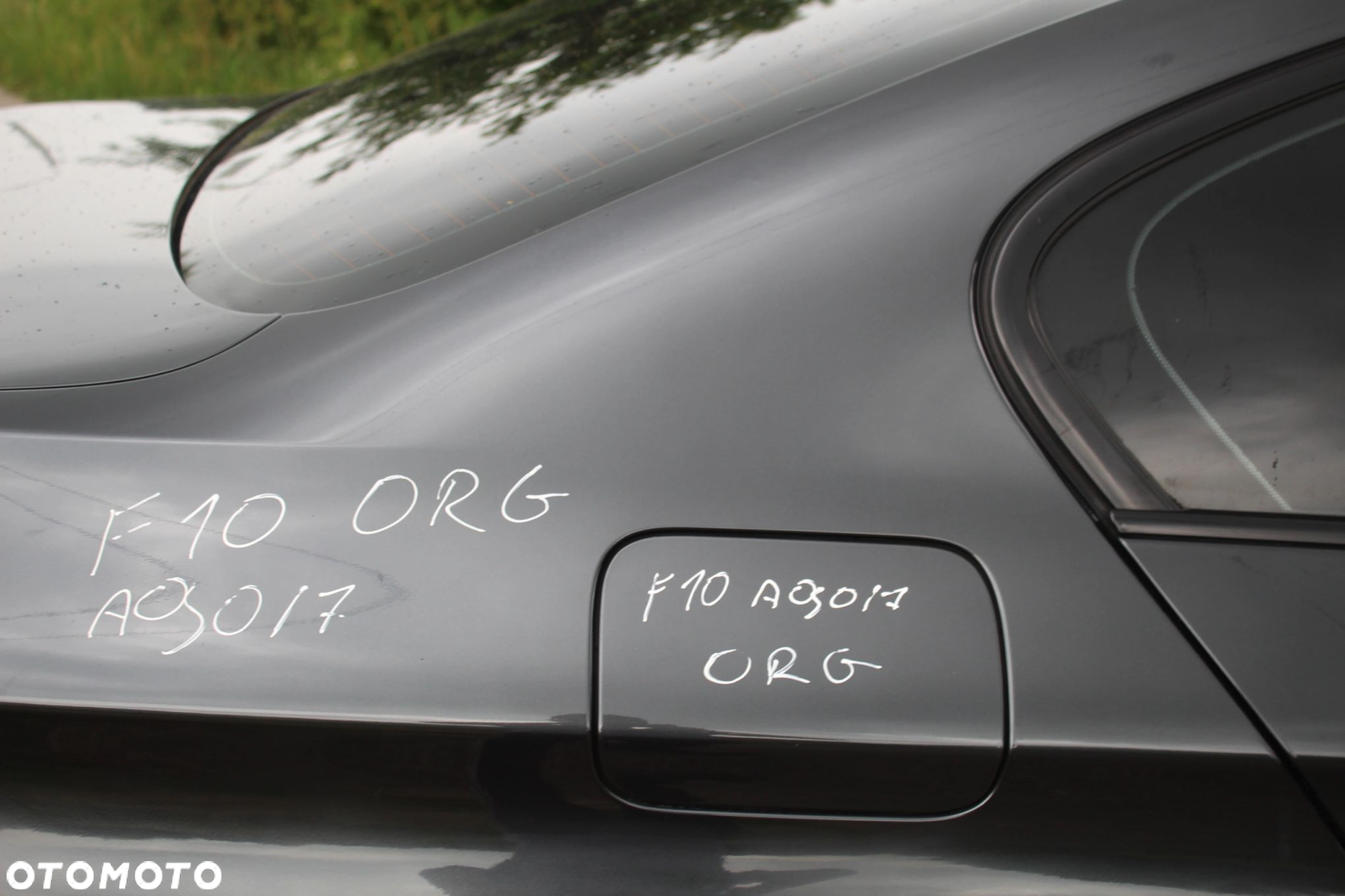ĆWIARTKA BŁOTNIK PRAWY TYŁ BMW F10 SEDAN A90 SOPHISTOGRAU ORG LAKIER - 3