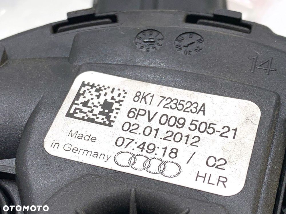 POTENCJOMETR GAZU  AUDI A6 C7 Avant (4G5, 4GD) 2011 - 2018 2.0 TDI 120 kW [163 KM] olej napędowy - 4