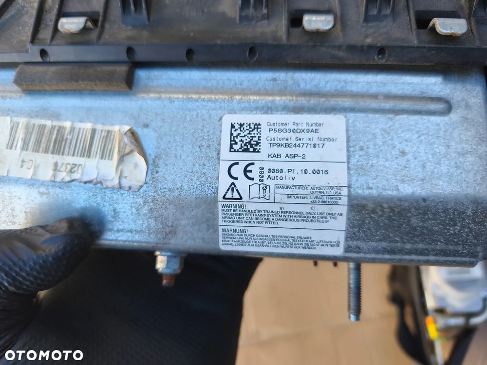 DESKA ROZDZIELCZA KONSOLA KOKPIT AIRBAG SKÓRA JEEP GRAND CHEROKEE WK2 LIFT - 8
