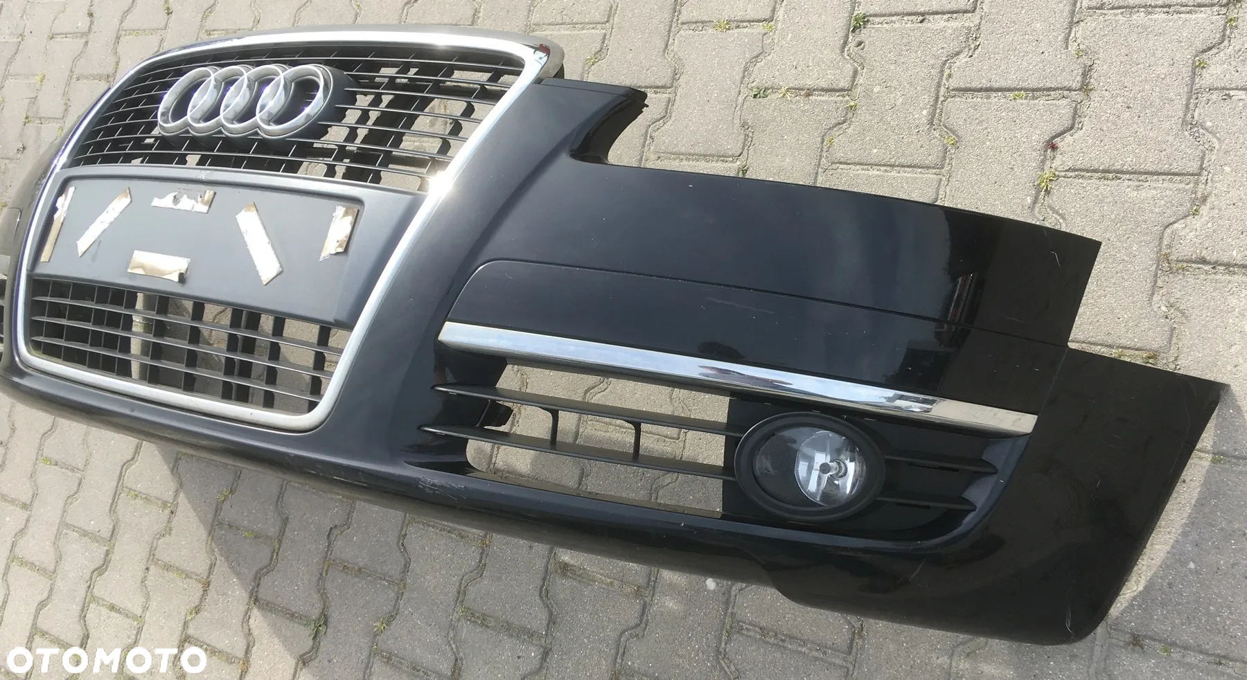 Audi A6 C6 4F zderzak przód przedni bez sprysków bez pdc - 3