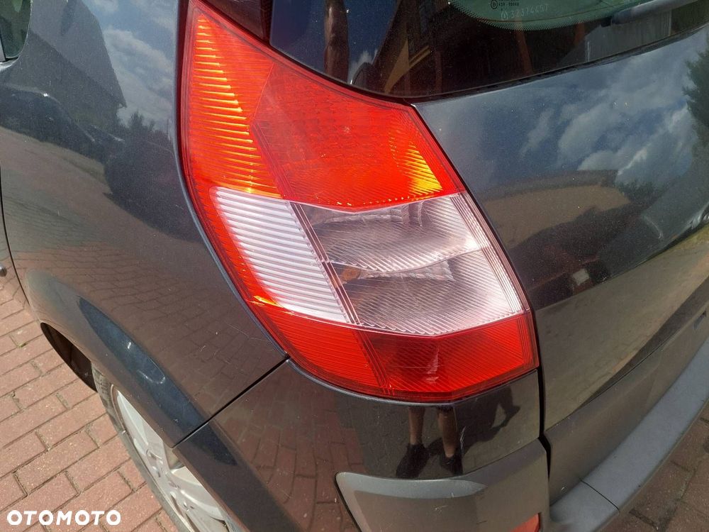 KOMPLETNY TYŁ KLAPA BAGAŻNIKA ZDERZAK LAMPY RENAULT SCENIC II TEB66 - 2