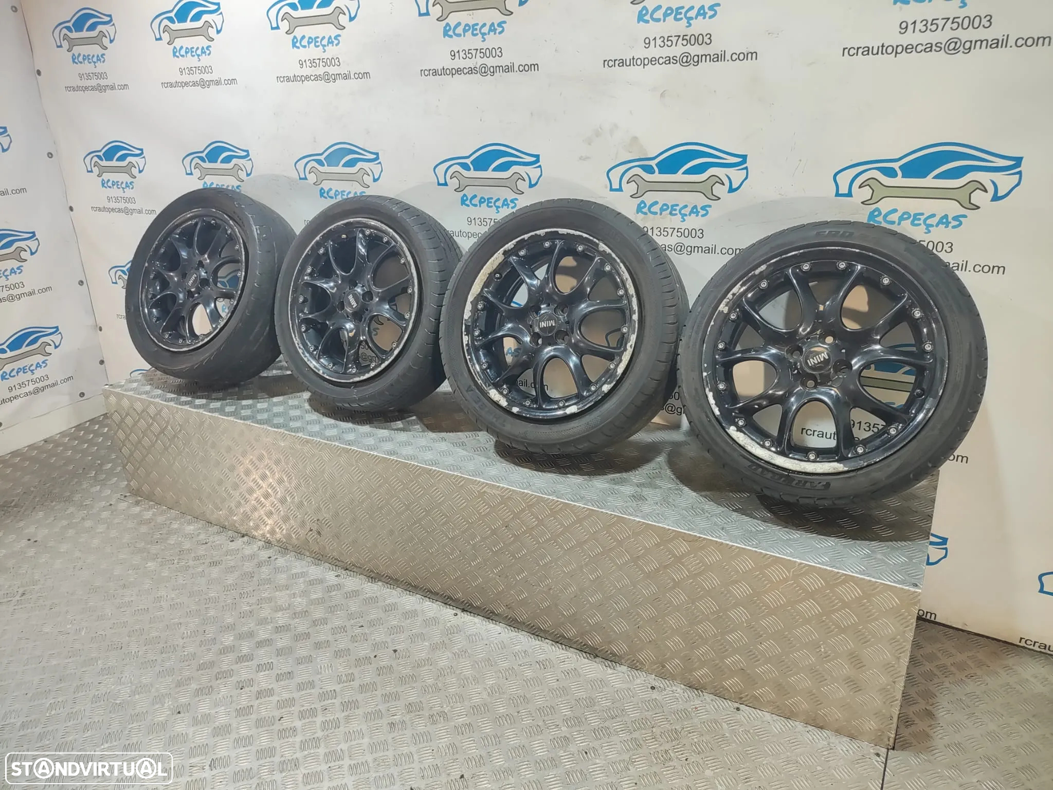 Jantes 17 Ronal Originais Mini Cooper S Double Spoke 7J ET48 4x100 Bi partidas - 8