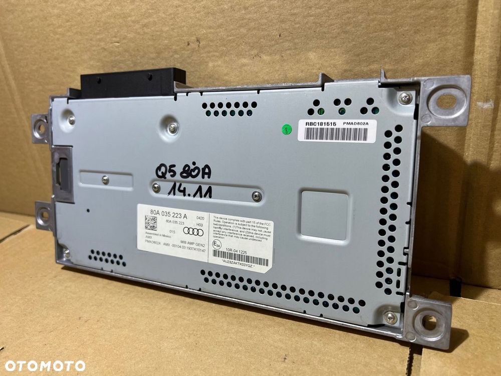 audi q5 80a wzmacniacz bang olufsen 80a035223a - 4