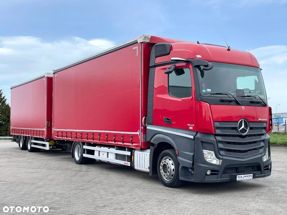 Mercedes-Benz ACTROS 1840 / ZESTAW TANDEM 120 M3 / MIRROR CAM / 7,75 M + 7,75 M / SALON PL - 2