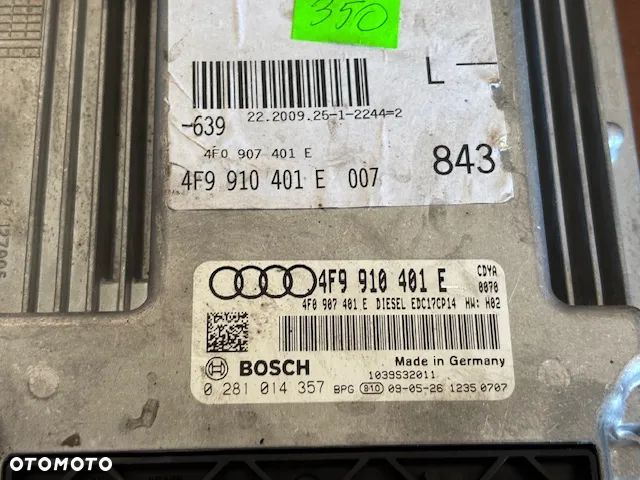 STEROWNIK KOMPUTER SILNIKA AUDI A6 C6 3.0 4F9910401E - 2