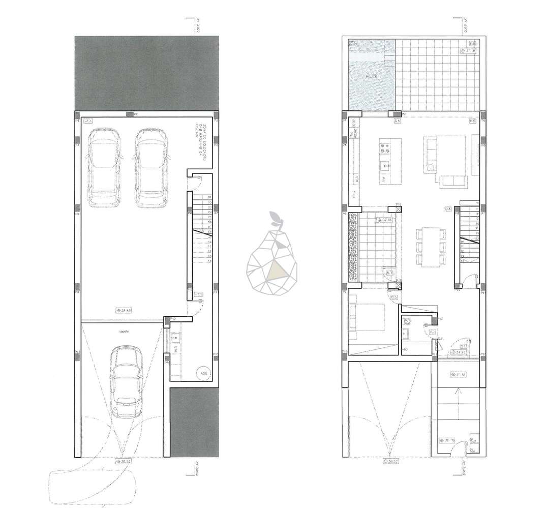 Moradia Contemporânea com 3 quartos e um escritório, em construção - Grande imagem: 3/29
