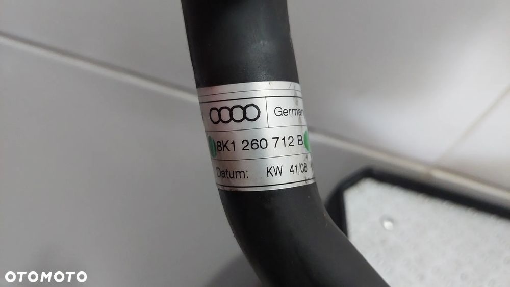 PRZEWODY KLIMATYZACJI AUDI A4 A5 B8 3,2 FSI R2009 NR 8K1260712B - 4