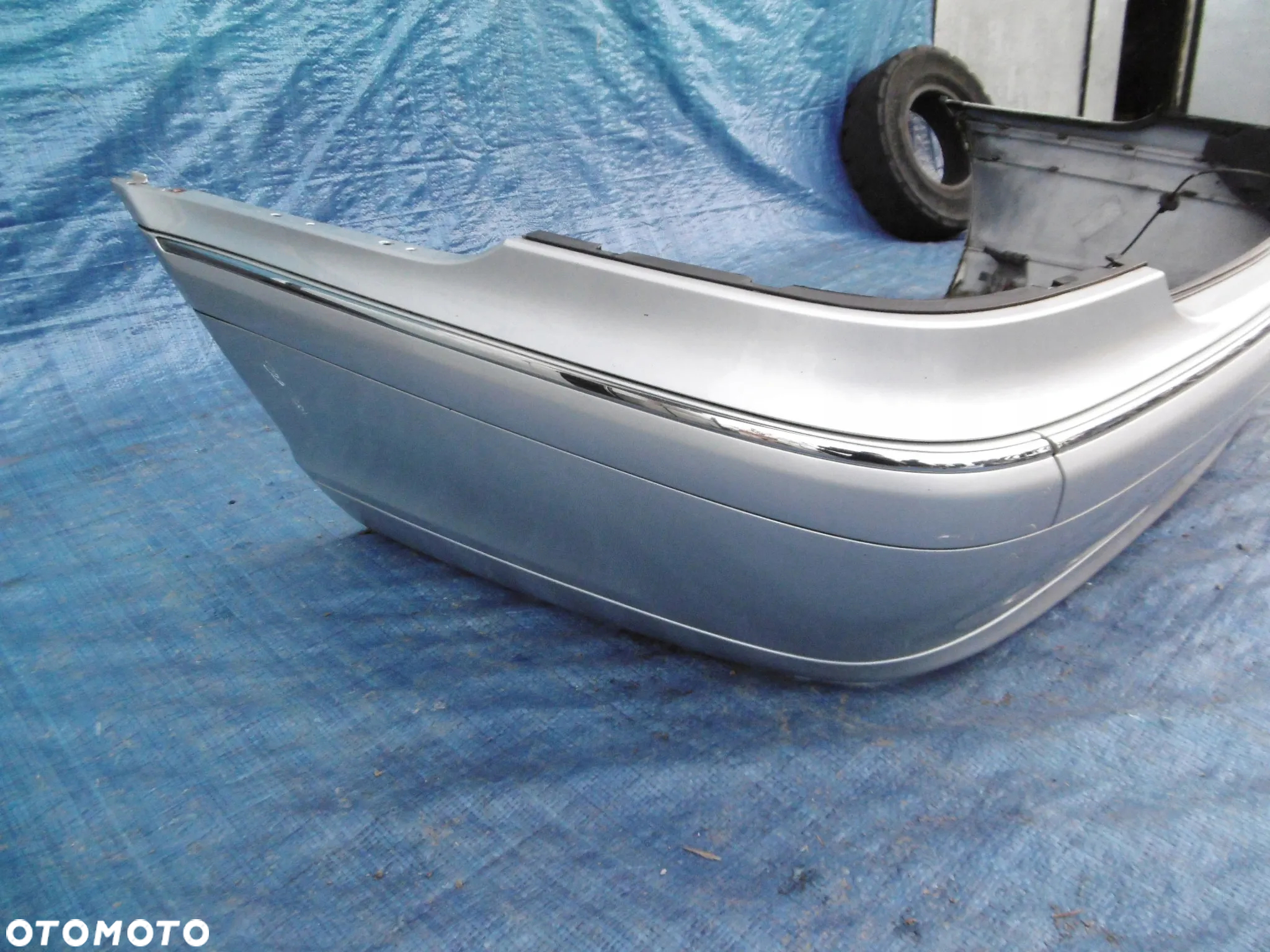ZDERZAK TYŁ TYLNY LISTWA CHROM C744 744 A2208801571 MERCEDES S-KLASA W220 - 4