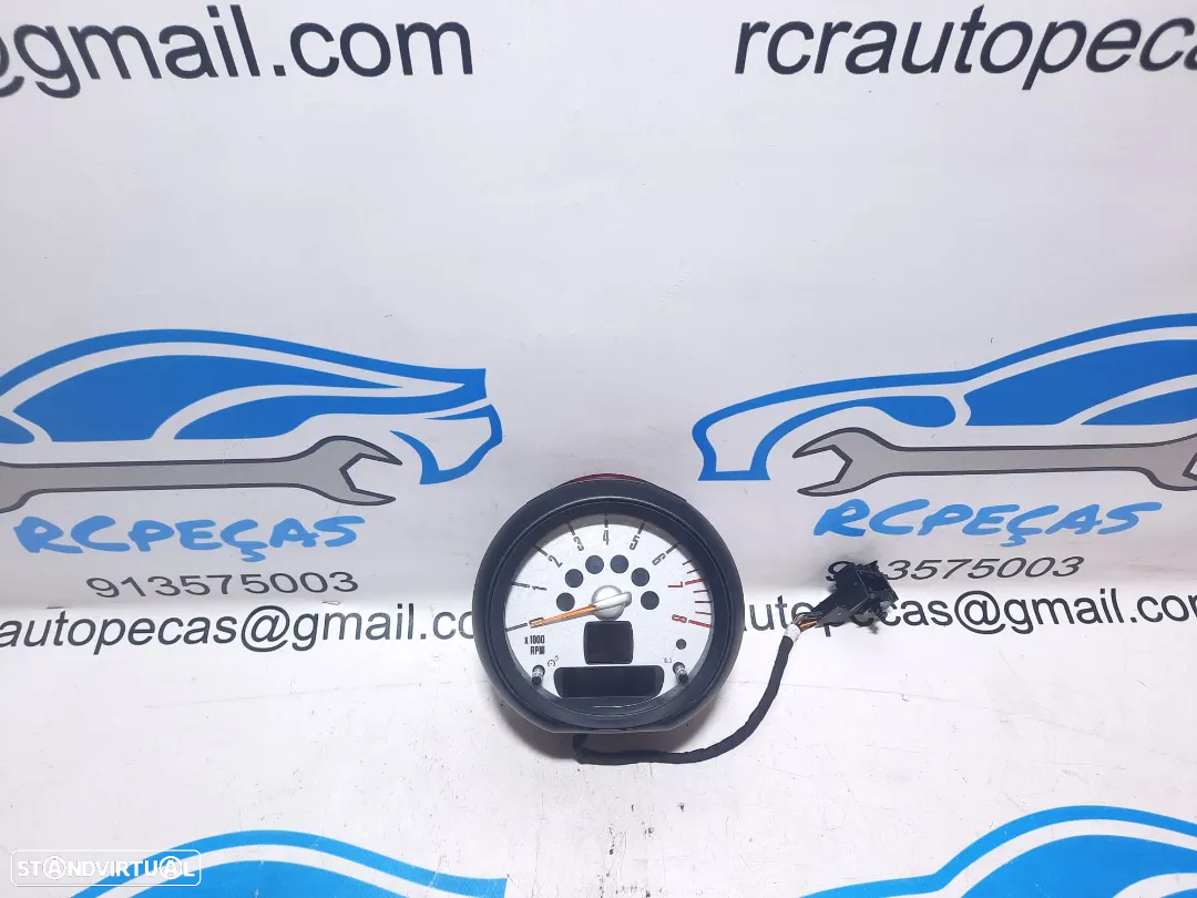 QUADRANTE MOSTRADORES ROTAÇÕES MINI COOPER R56 6210927555902 62109275559 927555902 9275559 R55 CLUBMAN R57 CABRIO R58 COUPE R59 ROADSTER R60 COUNTRYMAN R61 PACEMAN - 9