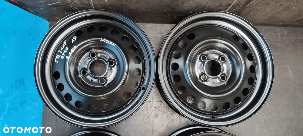 40300 3VUOB FELGI 4x100 5.5Jx15 CALI ET40 NISSAN MICRA K 13 K14 NOTE KOMPLET - 2
