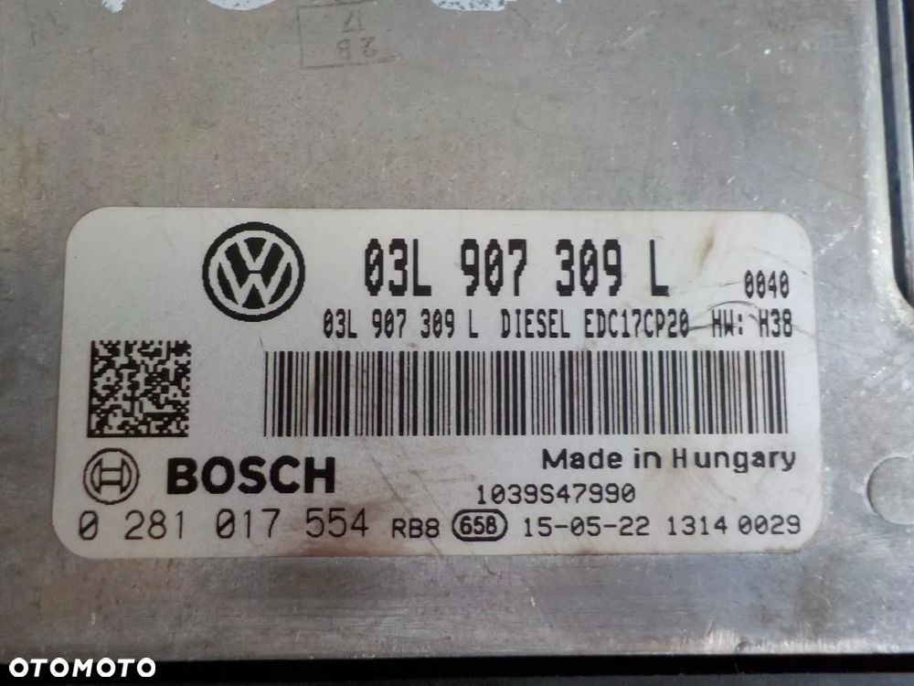 VW T6 2.0 TDI KOMPUTER STEROWNIK 03L907309L - 2