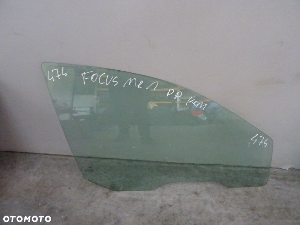 SZYBA DRZWI PRAWY PRZÓD FORD FOCUS MK1 KOMBI NR474 - 1