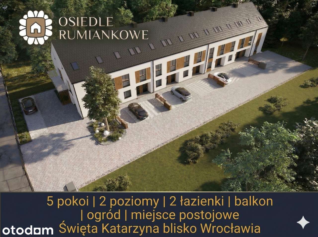 Duże Mieszkanie!_102 m2_2 poziomy_5 pokoi_2 łazienki_Balkon_Ogród_M.P.