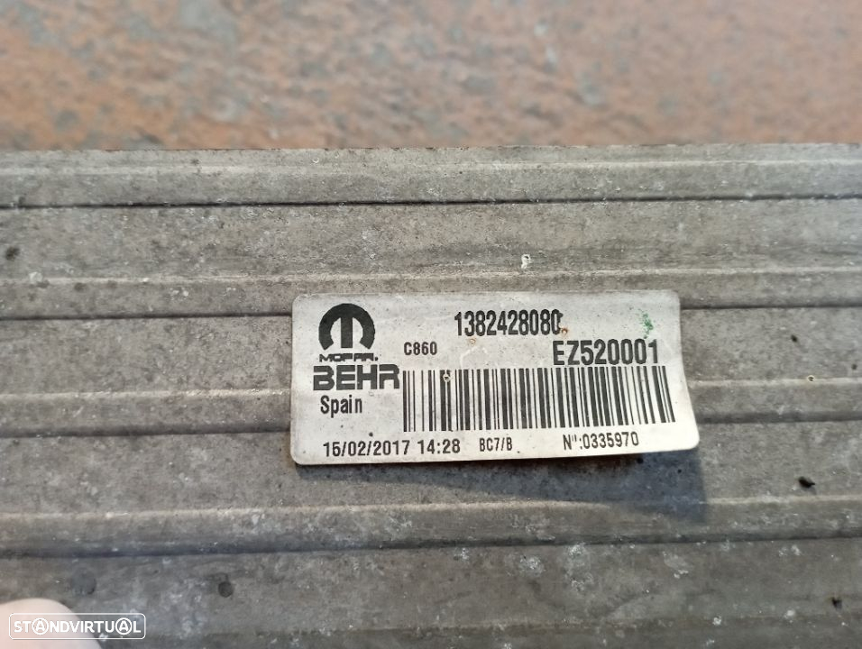 Intercooler Fiat Ducato / Peugeot Boxer 2.0 Jtd 2017 Ref. 1382428080 / EZ520001 - 3