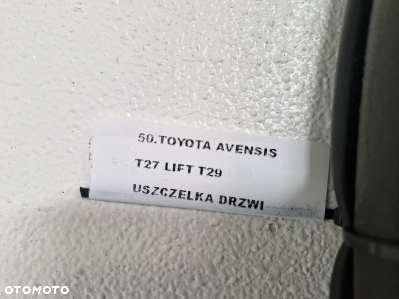 toyota avensis t27 lift t29 uszczelka drzwi prawa przednia prawy przód - 3