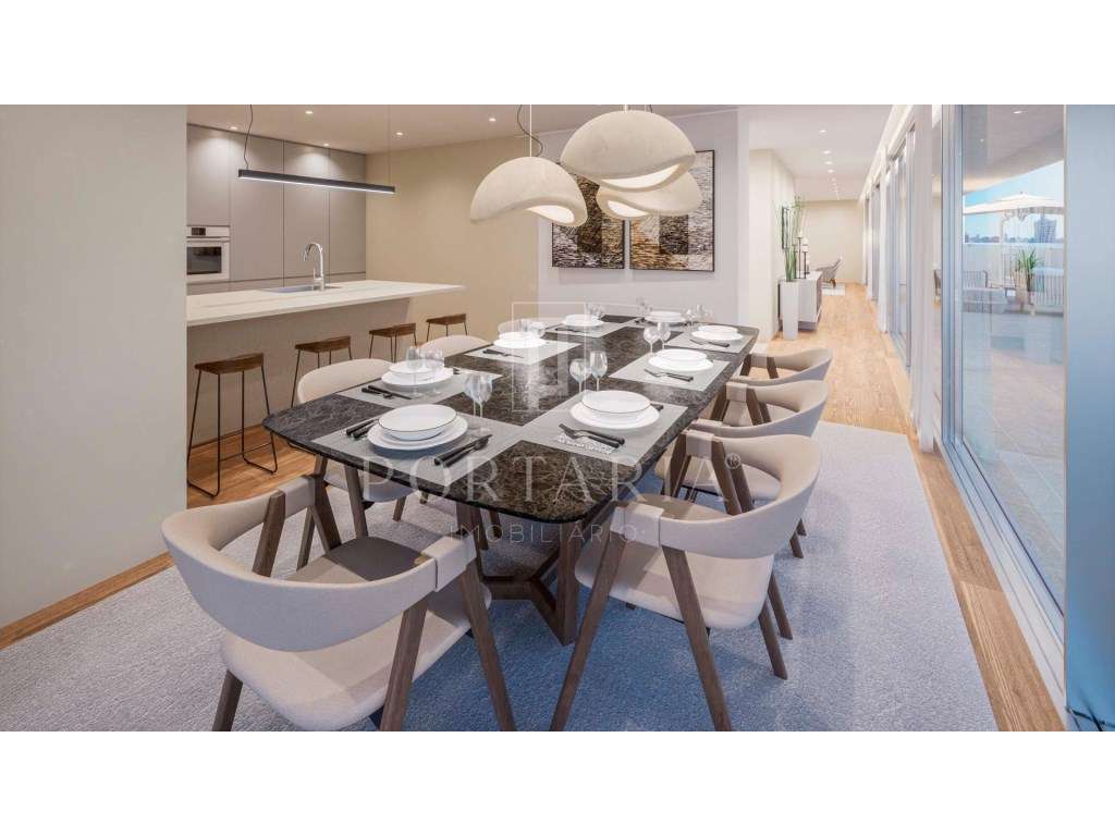 Apartamento T4 novo com vista para as salinas da Ria de Aveiro - Grande imagem: 5/22