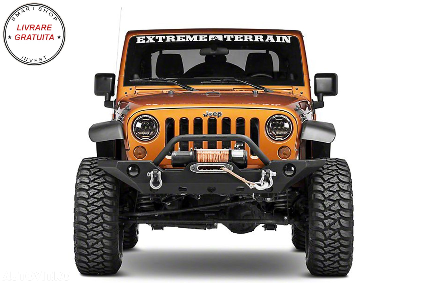 Faruri Full LED CREE Dublu Proiector Halo DRL Jeep Wrangler TJ & JK (1997-2018)- livrare gratuita - 22