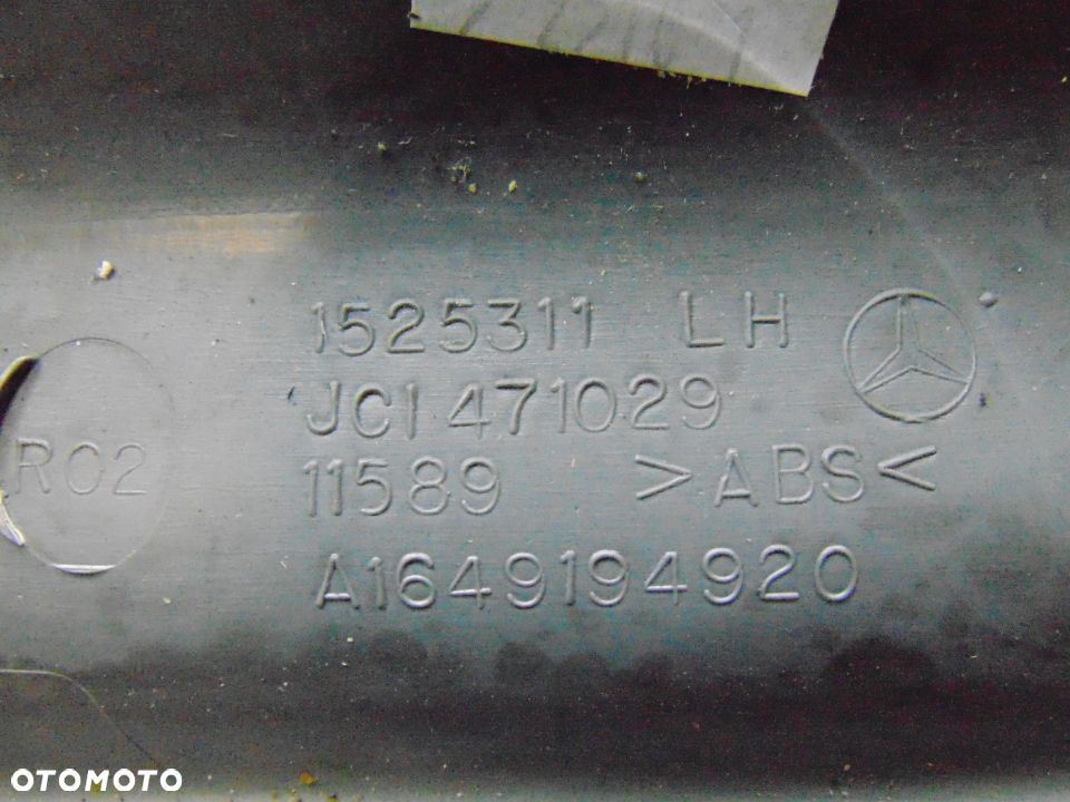 ML W164 OSLONA SZYNY FOTELA LEWA SZARA 1646804920 - 5