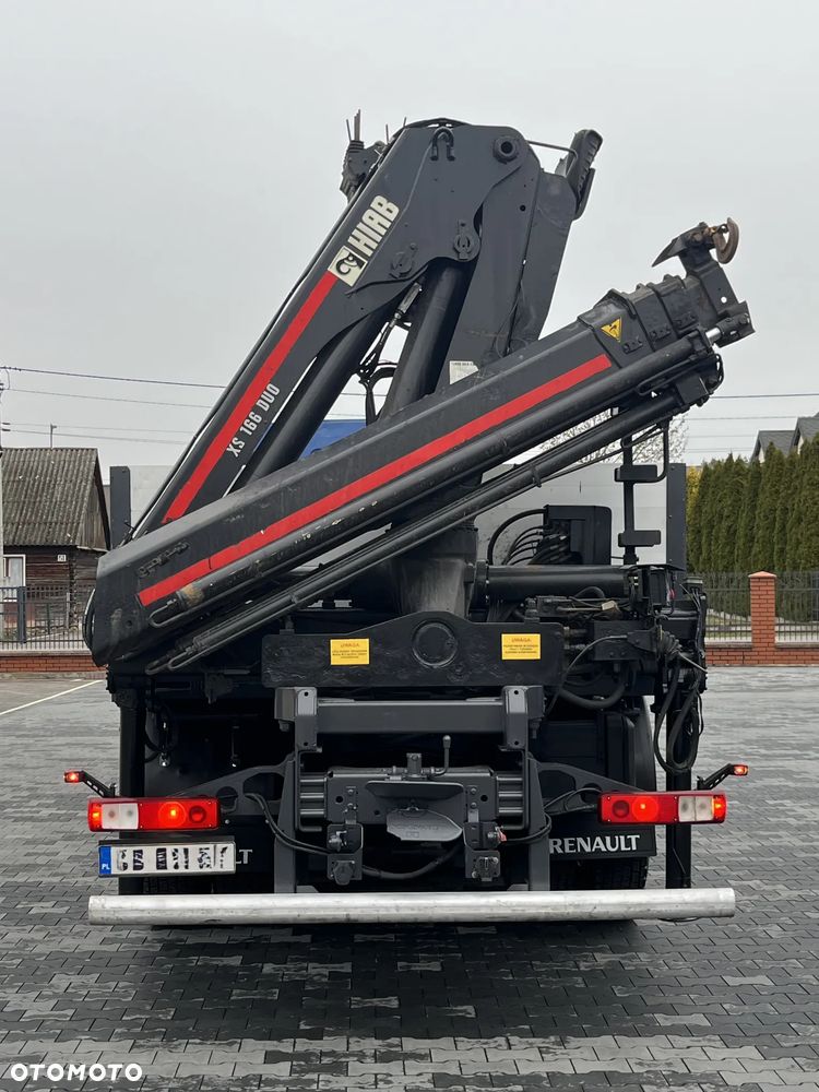 Renault ZESTAW- PREMIUM LANDER 460DXI / 6X4/ HDS HIAB 166 B-3 DUO- 12,5m / NOWE OPONY + PRZYCZEPA GNIOTPOL - 10