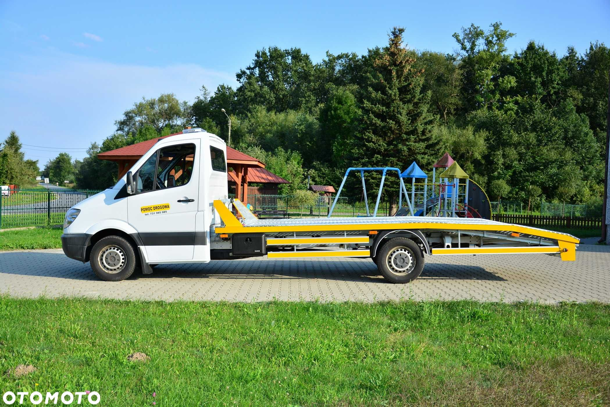 Mercedes Sprinter zabudowa laweta najazd stalowo aluminiowy MOTO-LUK - 4