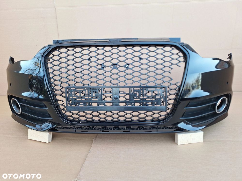 AUDI A1 10-14 8X0 ZDERZAK PRZÓD PRZEDNI+PŁYTA DOLNA 8X0807437 8X0807436 WYSYŁKA 24H - 1