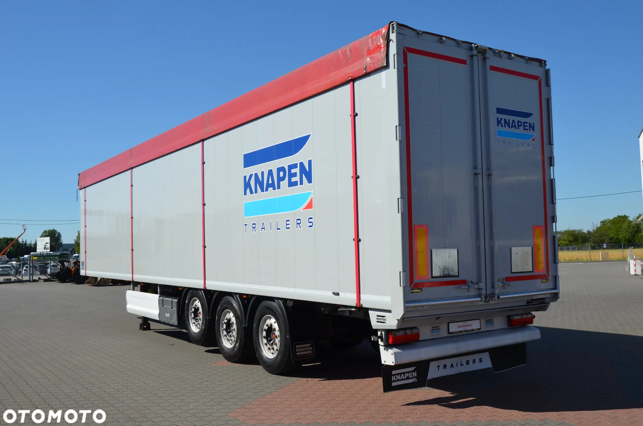 Knapen K100 / RUCHOMA PODŁOGA / WALKING FLOOR / OŚ PODNOSZONA / PILOT / WABCO / 0821 - 3