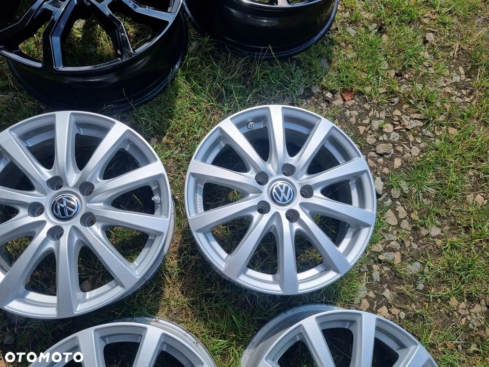 VW GOLF 8,7,TOURAN,CADY,SEAT LEON,SKODA,AUDI alu 6.5x16 ET46 5X112 bdb stan - 5