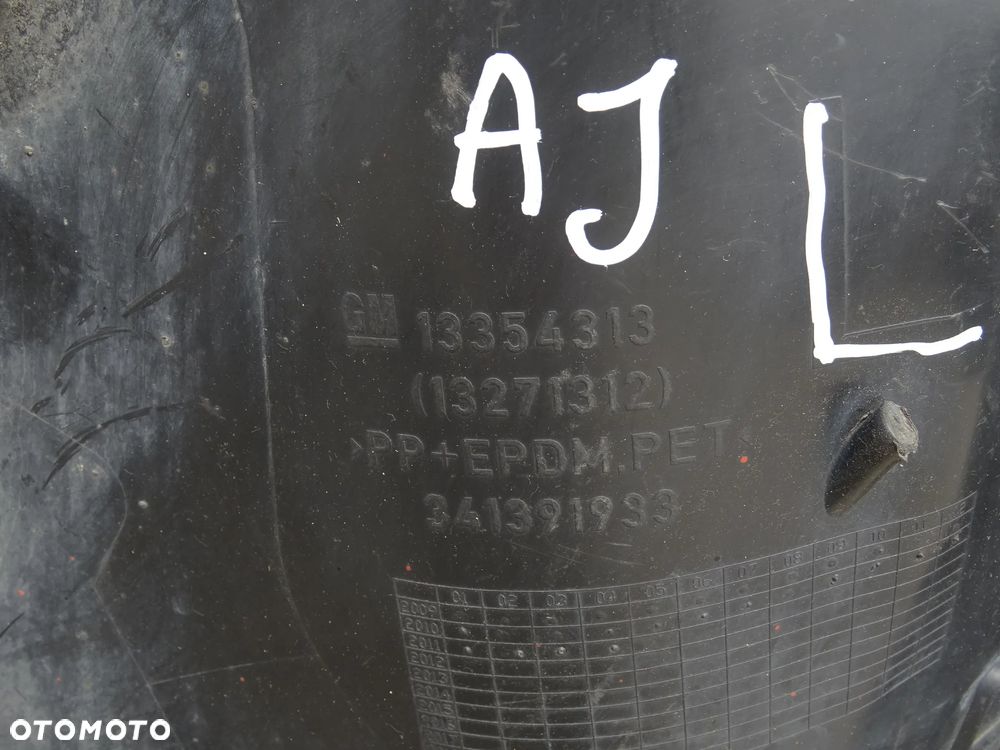 OPEL ASTRA J NADKOLE BŁOTNIK PRAWY LEWY PRZÓD PRZEDNI Z 176 - 9