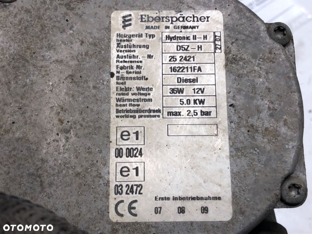 WEBASTO - 477.00 PLN - TOYOTA AURIS (_E15_) 2006 - 2012 1.4 D-4D (NDE150_) 66 kW [90 KM] olej - 4