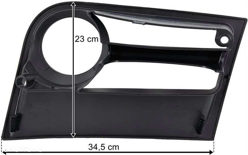 MERCEDES ACTROS F RAMKA OSŁONA HALOGENU LEWA - 2