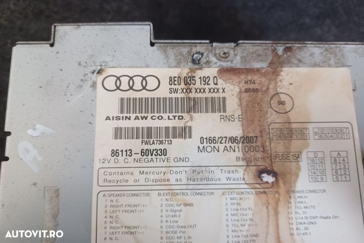 Navigatie auto 8E0035192Q Audi A4 B7 [2004 - 2008] Avant wagon 5-usi - 4