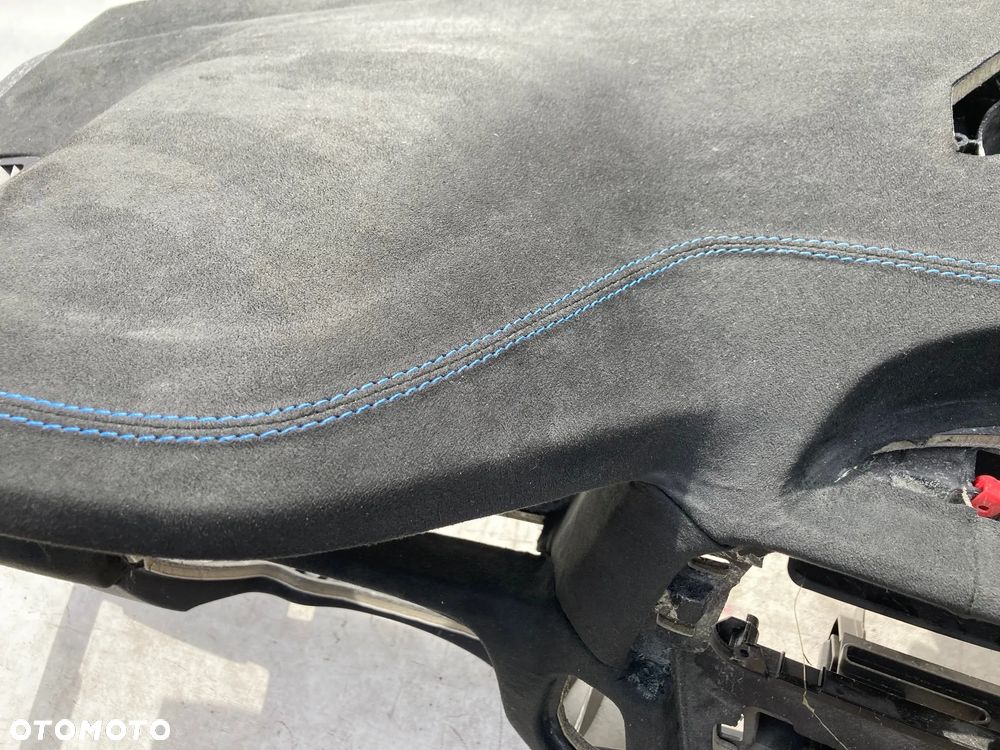 BMW 1 M1 M2 F20 F21 F22 F23 F87 FL LIFT LIFTING DESKA ALCANTARA SKÓRA niebieska nić KONSOLA KOKPIT PULPIT AIRBAG PODUSZKI POWIETRZNE KIEROWCY PASAŻERA AIR BAG DOPINACZE Okazja Sprawdź Raz2 !!! - 9