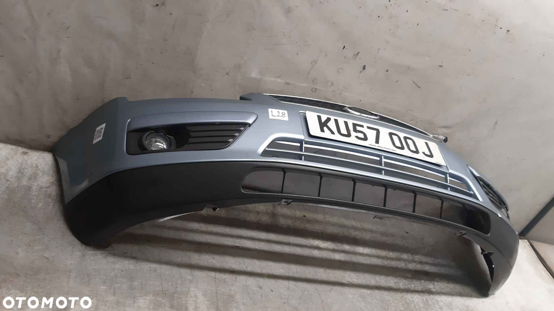 @ ZDERZAK PRZÓD PRZEDNI FORD FOCUS MK.2 2 II Z3 BŁĘKITNY HALOGENY USZKODZONY - 4