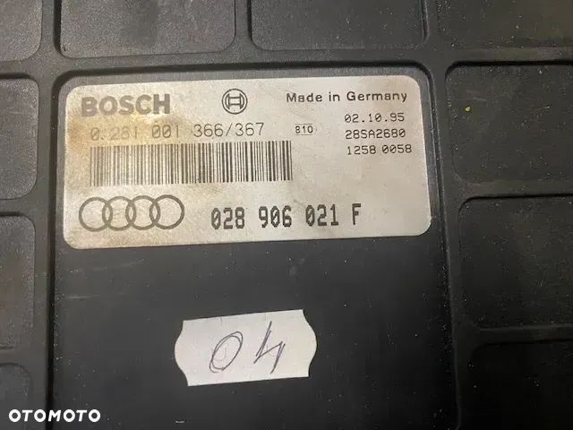 STEROWNIK KOMPUTER SILNIKA AUDI A4 B5 1.9 028906021F - 2