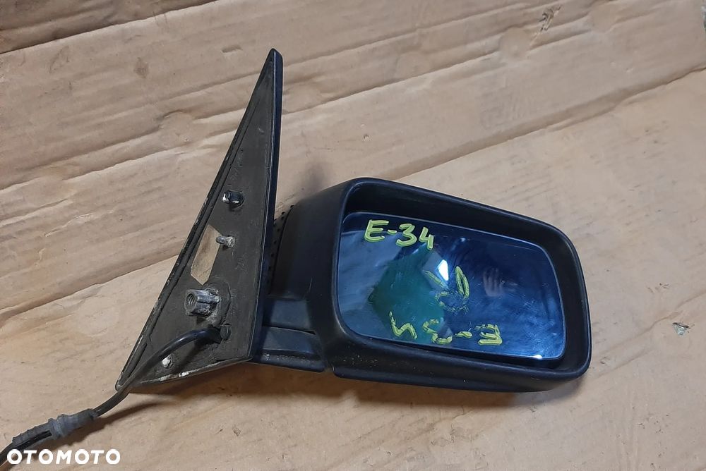 Lusterko BMW E34 prawe srebrne 4 pin - 1