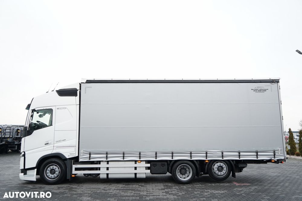 Volvo FH 500 / SOLOWKA / 6X2 / MEGA / PUNTE RIDICATĂ / TV - 3