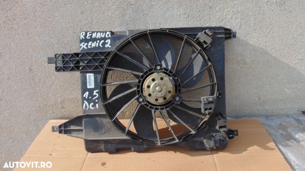 Electroventilator AC Renault Scenic 2,Megane 2,1.5DCI/1.9 DCI an 2003-2006 cod 8200151465 - 1