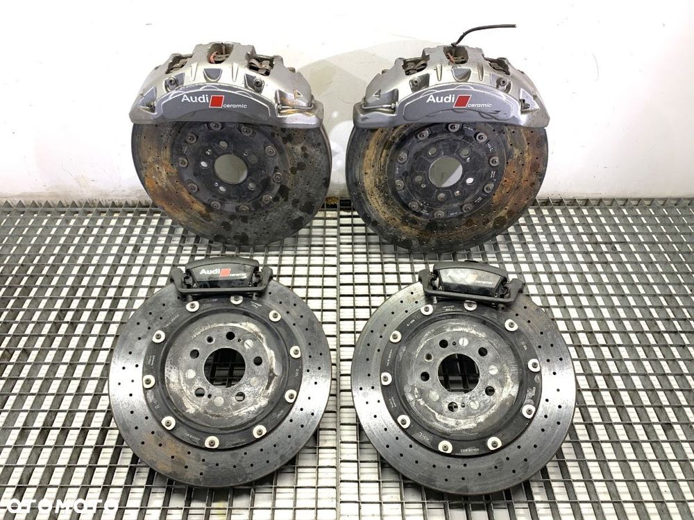 ZACISKI PRZÓD TYŁ KOMPLET SWAP CERAMIKA  AUDI A7 Sportback (4GA, 4GF) 2010 - 2018 RS7 quattro 412 - 1
