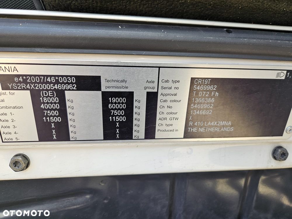 Scania R410 ! Bez EGR! 569000km!!!!! Opony 80%! - 8