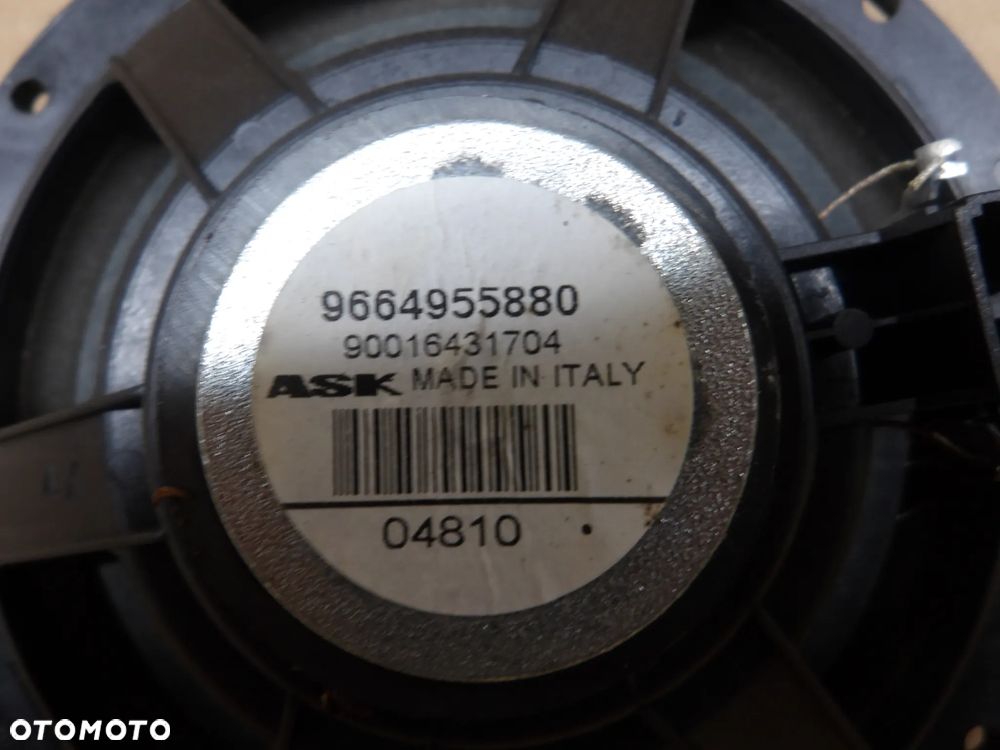 CITROEN C5 III SEDAN GŁOŚNIK PRAWY LEWY PRZÓD TYŁ 9664955880 - 8